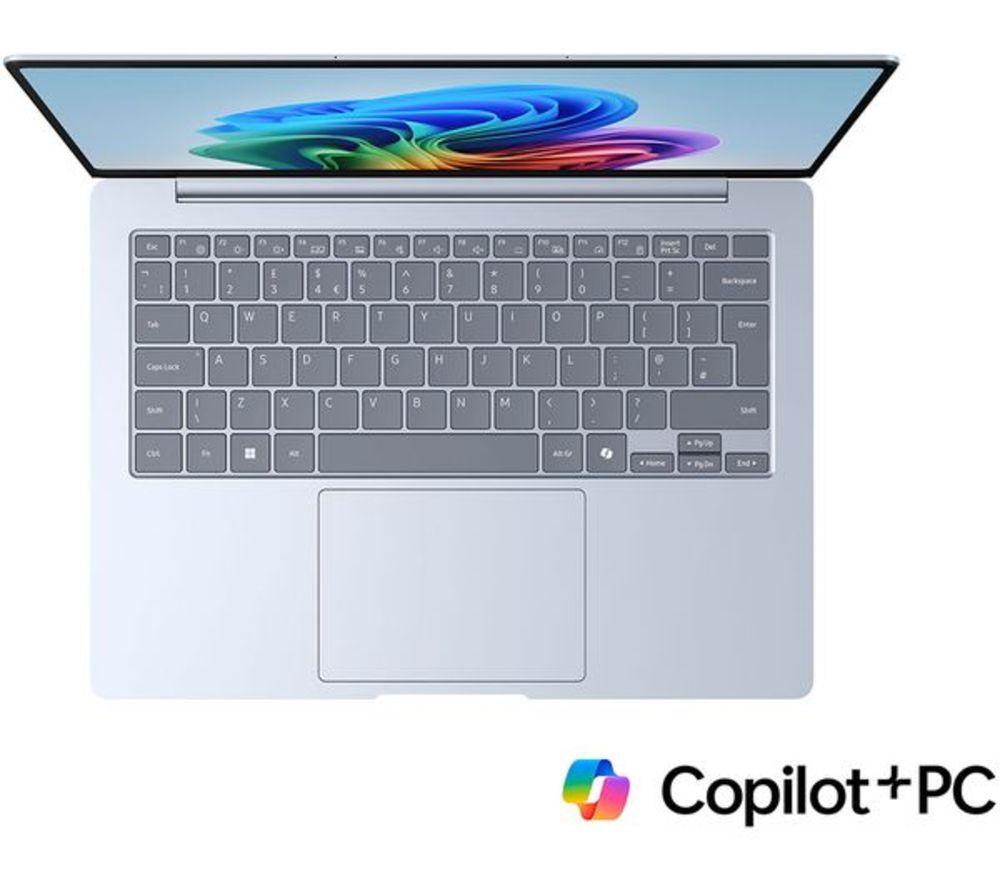 SAMSUNG Galaxy Book4 Edge 16" Refurbished Laptop, Copilot+ PC - Snapdragon X Elite, 512 GB SSD, Sapphire Blue (Very Good Condition) image number 13 of 13