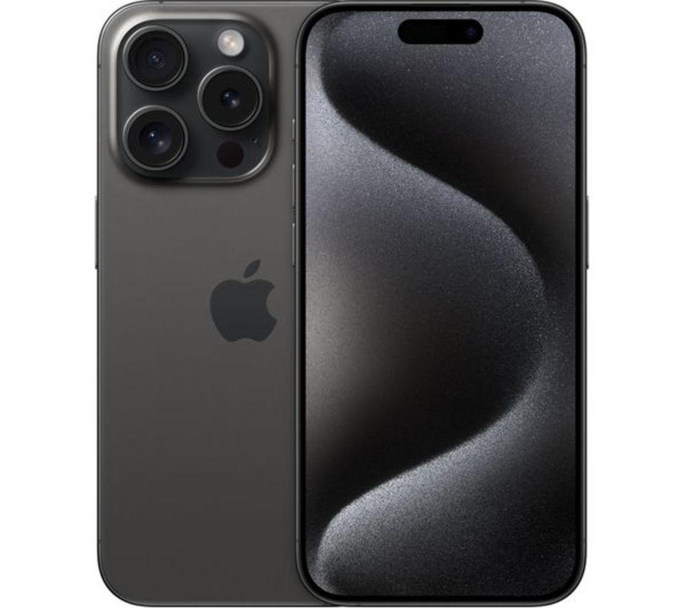 APPLE Refurbished iPhone 15 Pro - 256 GB, Black Titanium (Excellent Condition)