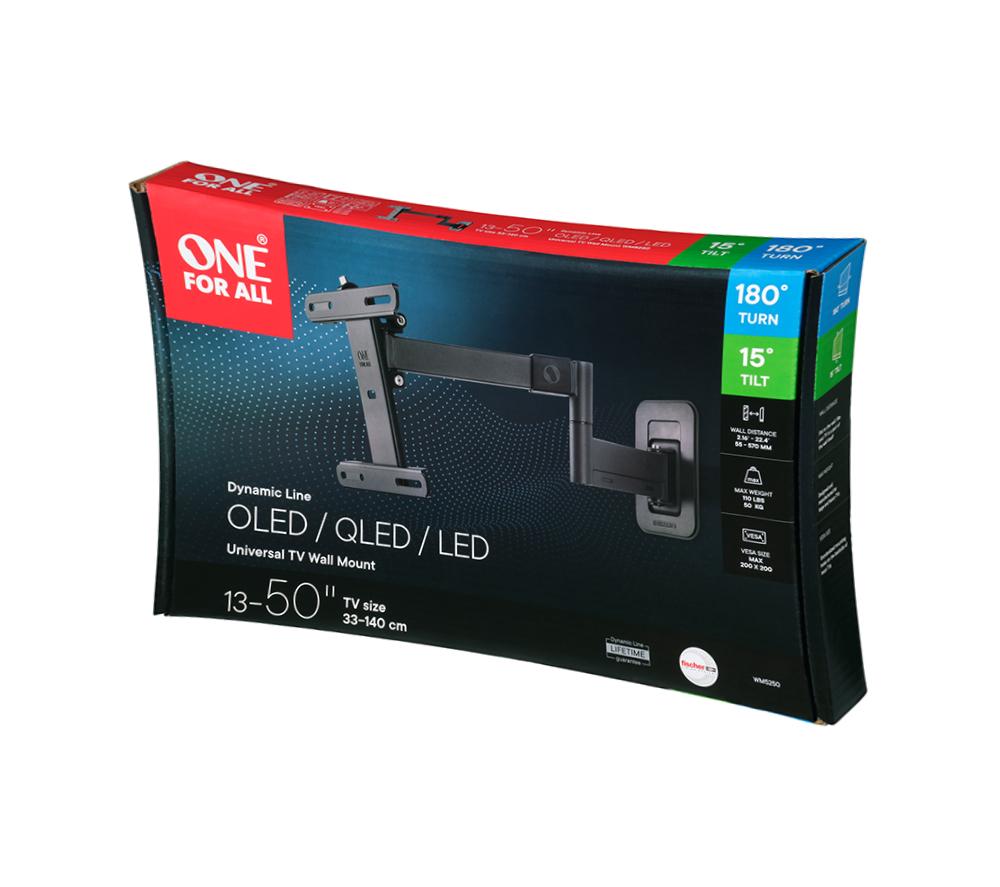 ONE FOR ALL Dynamic WM5250 Full Motion 13-50" TV Bracket image number 5 of 5