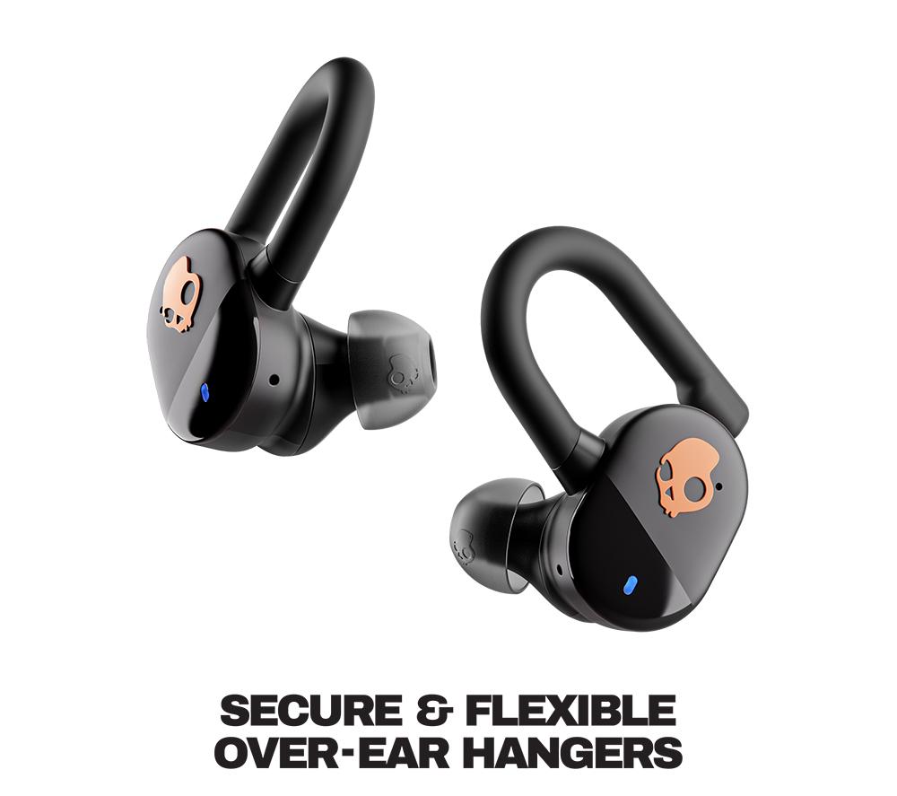 SKULLCANDY Push Play Active Wireless Bluetooth Sports Earbuds - Black & Orange image number 6 of 11
