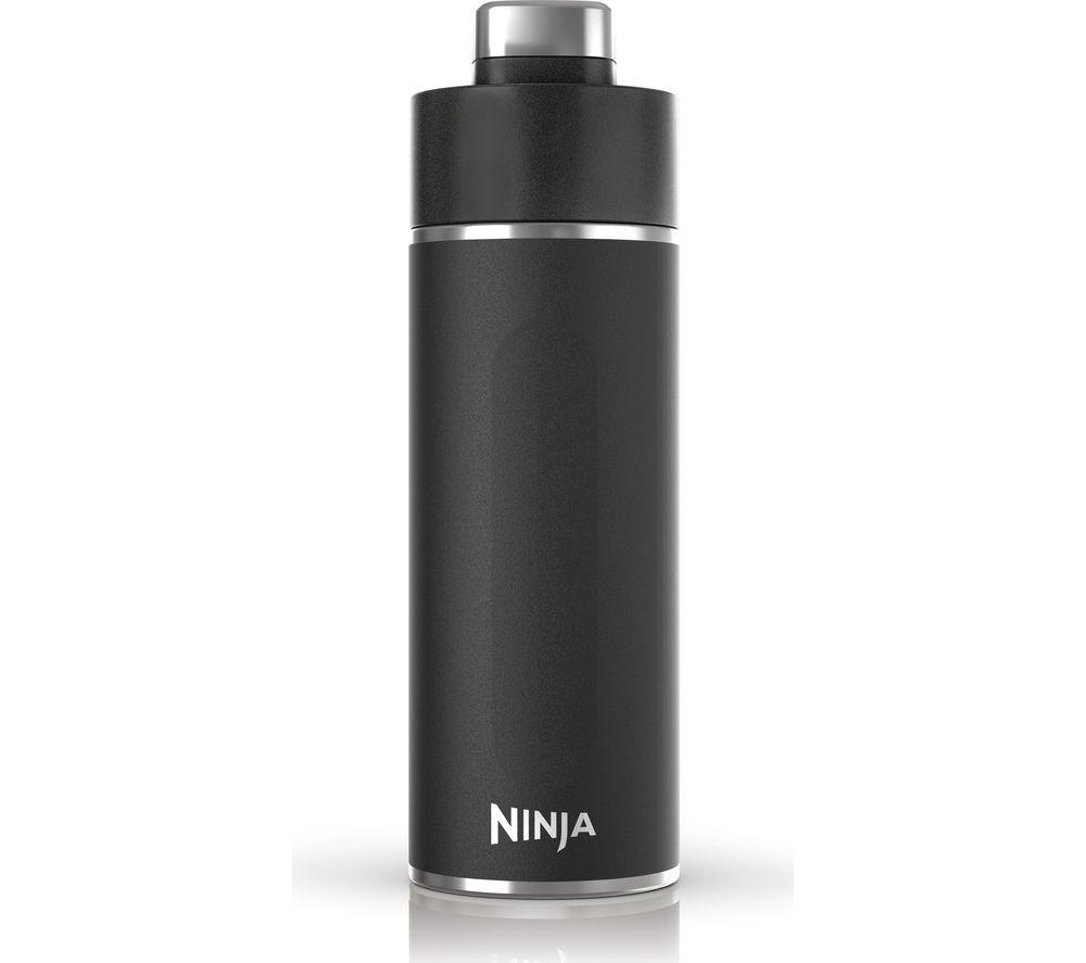 NINJA Thirsti Travel Water Bottle - Black, 530 ml