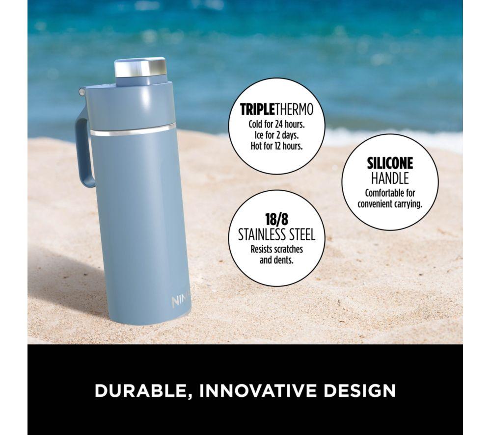 NINJA Thirsti Travel Water Bottle - Navy, 530 ml image number 3 of 9