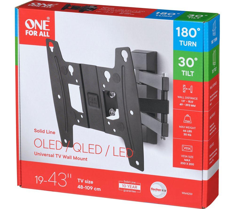 ONE FOR ALL WM4259 Full Motion 19-43" TV Bracket image number 6 of 6
