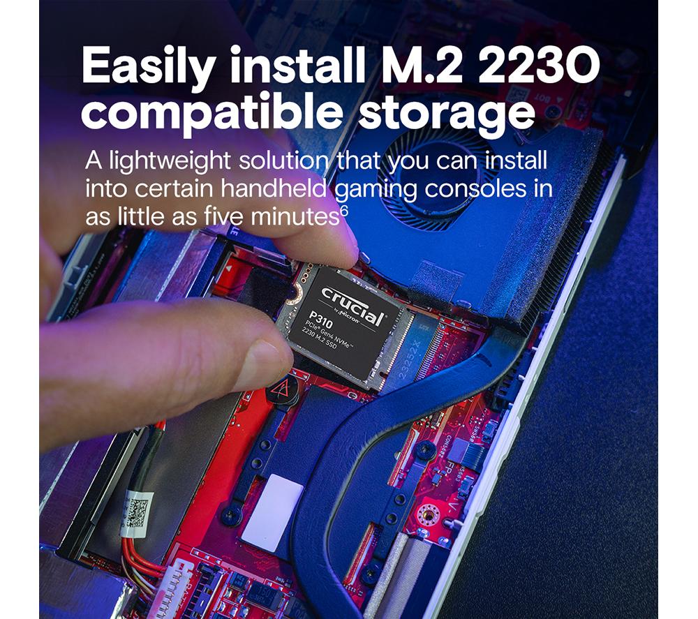 CRUCIAL P310 M.2 2230 Internal SSD - 1 TB image number 6 of 8
