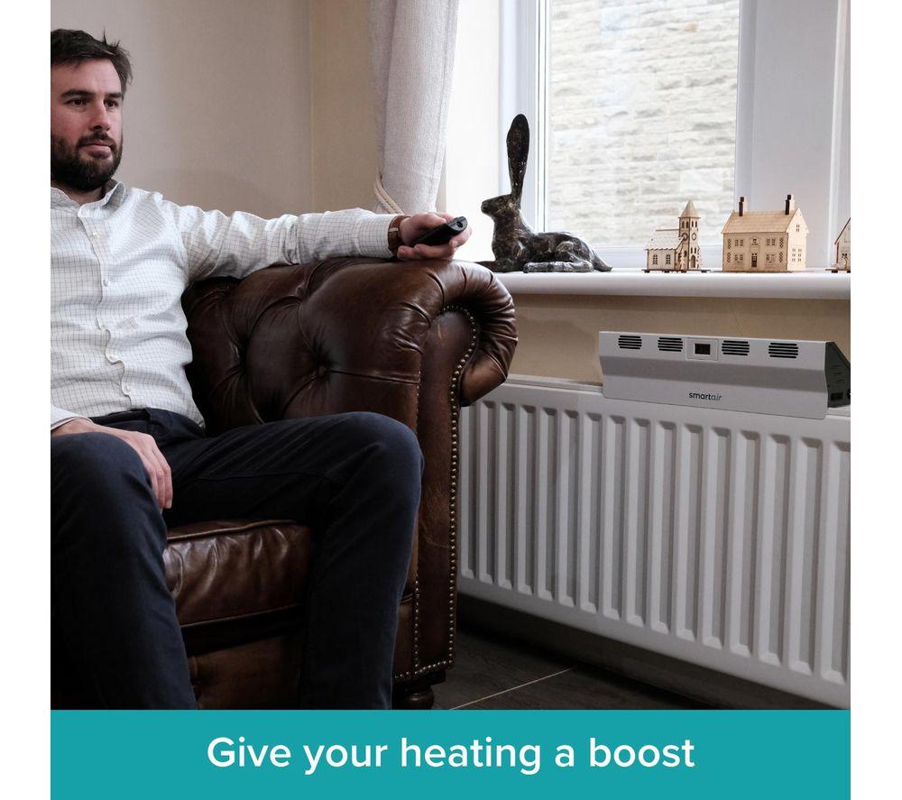 SMARTAIR Boost Portable Fan Heater - White image number 8 of 21