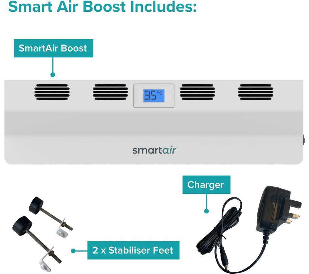 SMARTAIR Boost Portable Fan Heater - White image number 20 of 21