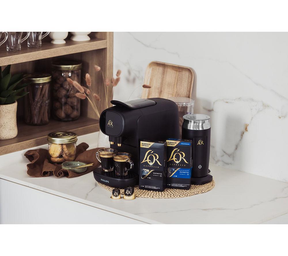 L'OR by Philips Barista Sublime LM9012/65 Coffee Machine & 50 Capsules Bundle - Black image number 4 of 8