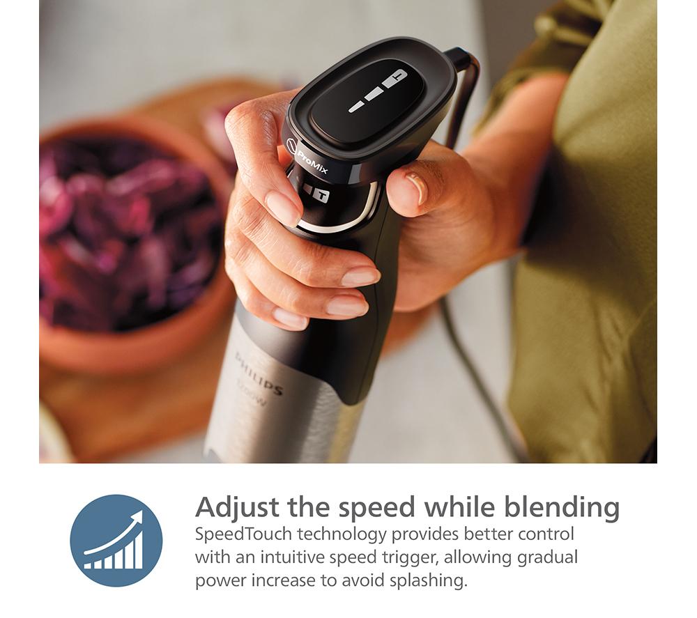 PHILIPS 5000 Series HR2684/00 Blender with Accessories - Black & Silver image number 8 of 13