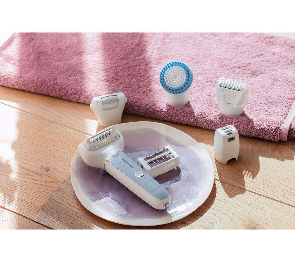 PANASONIC ES-EY90-A511 Double Disc Wet & Dry Epilator Kit - White & Blue image number 3 of 10