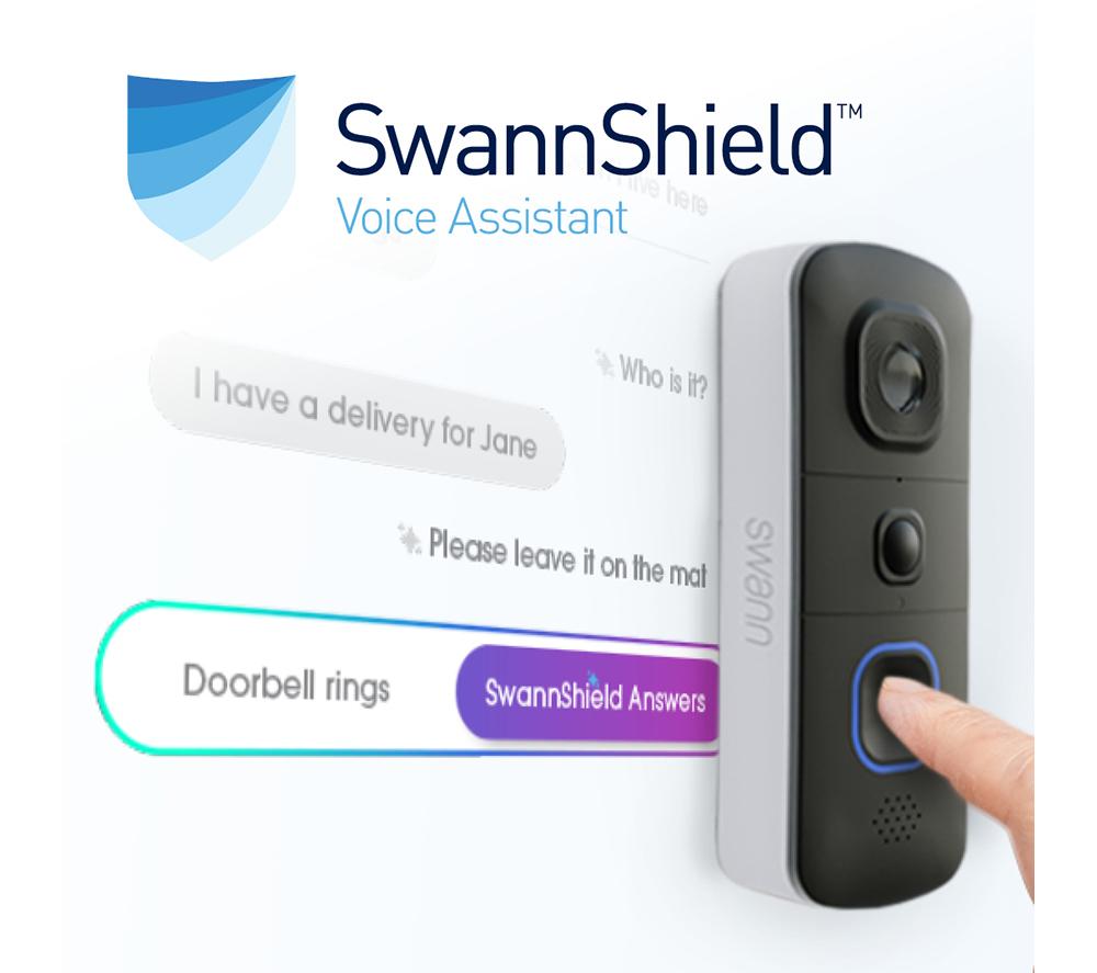 SWANN EVO SWIFI-SEVDBC Full HD WiFi Video Doorbell & Chime image number 3 of 9