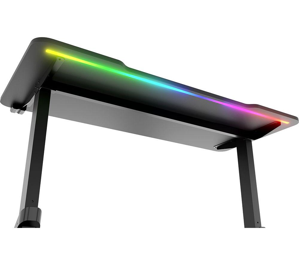 PIRANHA Base 136 RGB Gaming Desk - Black image number 6 of 6