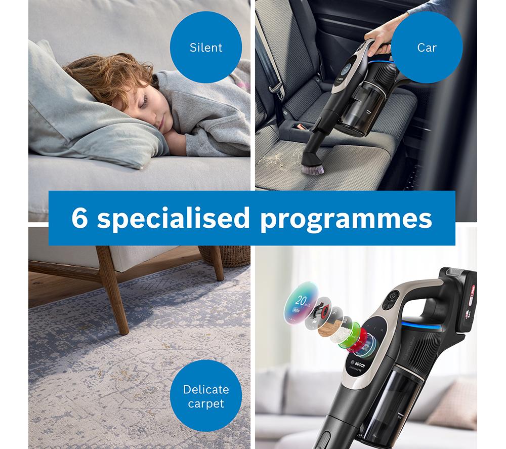 BOSCH Unlimited 10 BBS1041GGB Cordless Vacuum Cleaner - Greige image number 7 of 15