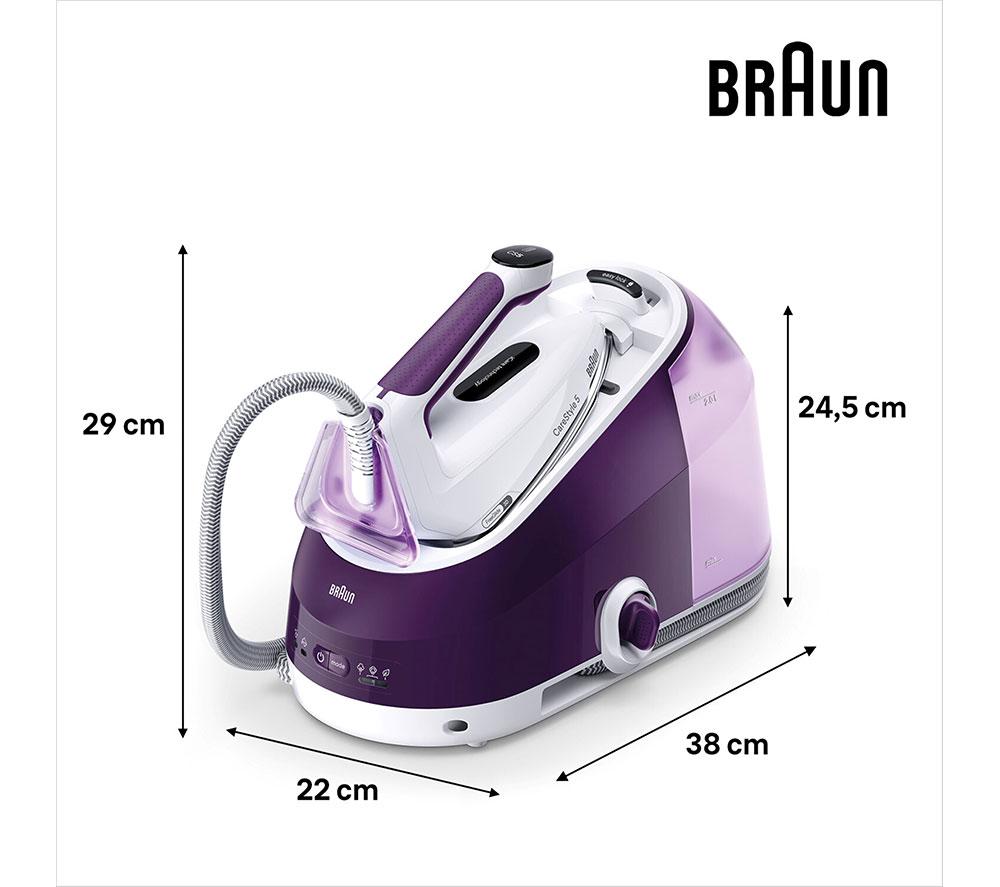 BRAUN CareStyle 5 IS5247VI Steam Generator Iron - White & Violet image number 3 of 7