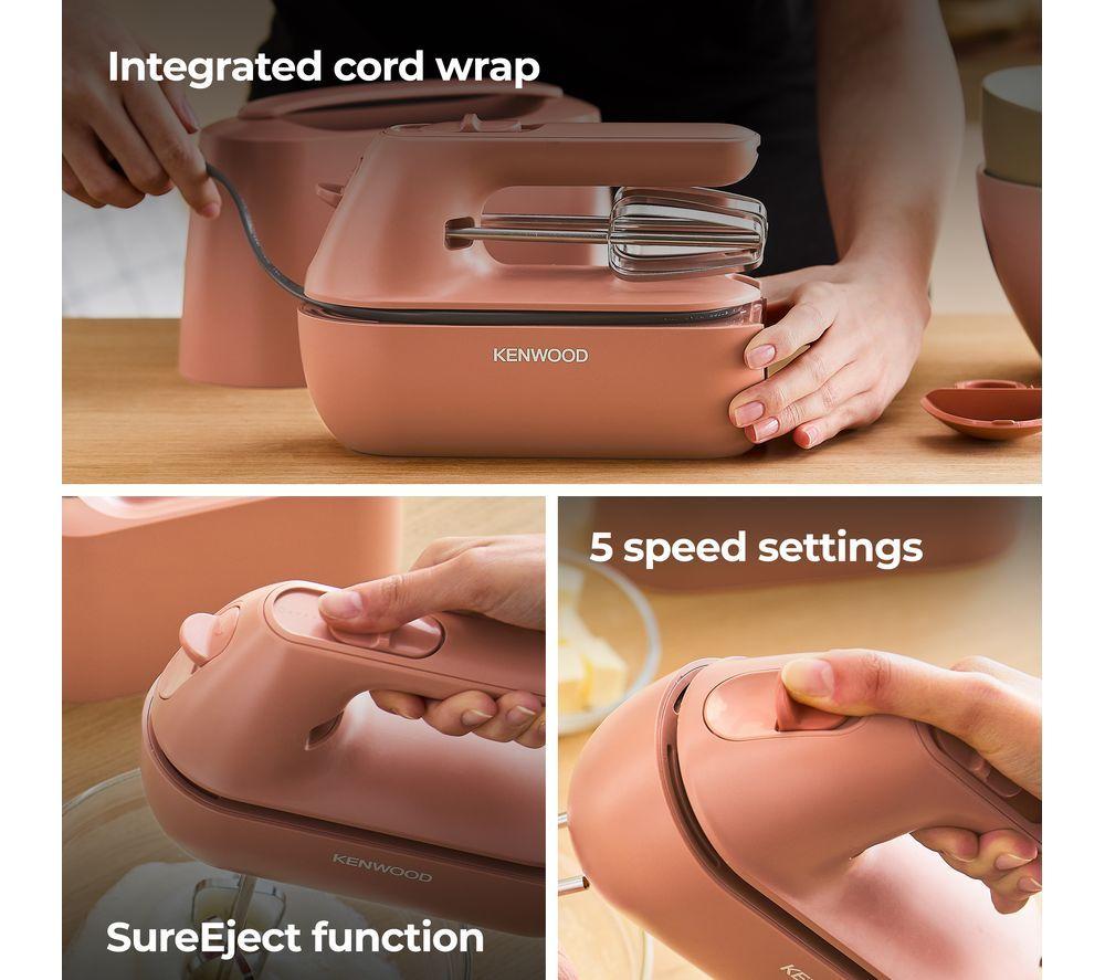 KENWOOD Quickmix Go HMP40.000RD Hand Mixer - Clay Red image number 4 of 8