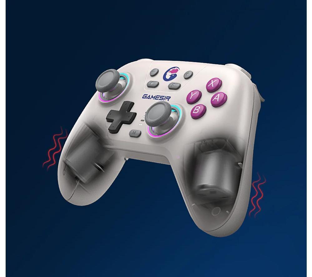 GAMESIR Nova HD Rumble Wireless Gaming Controller - White image number 3 of 7