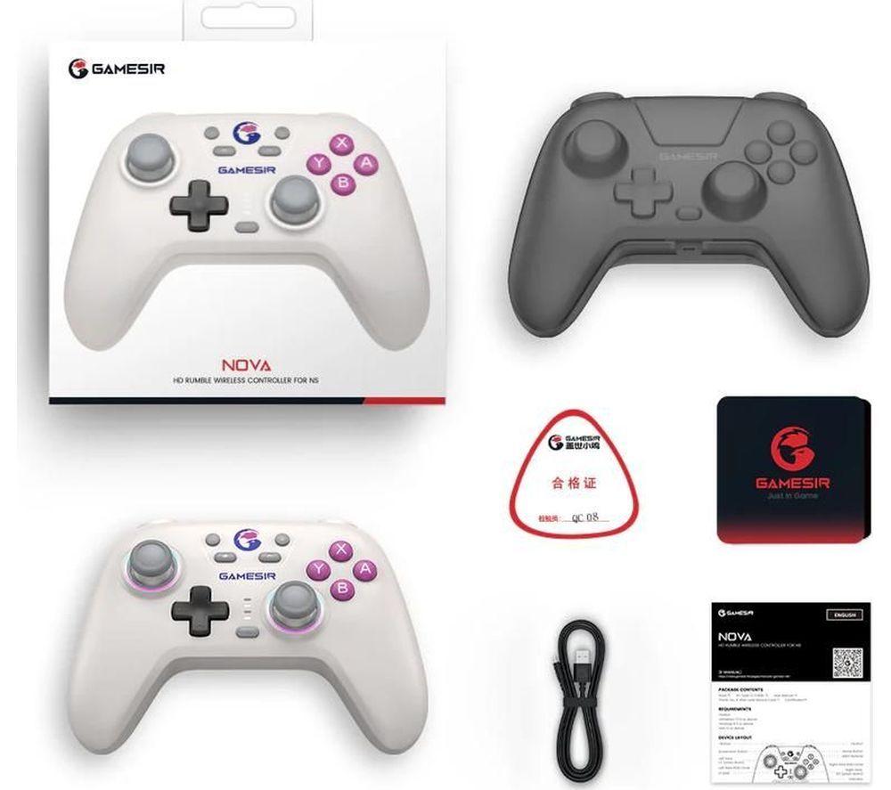 GAMESIR Nova HD Rumble Wireless Gaming Controller - White image number 7 of 7