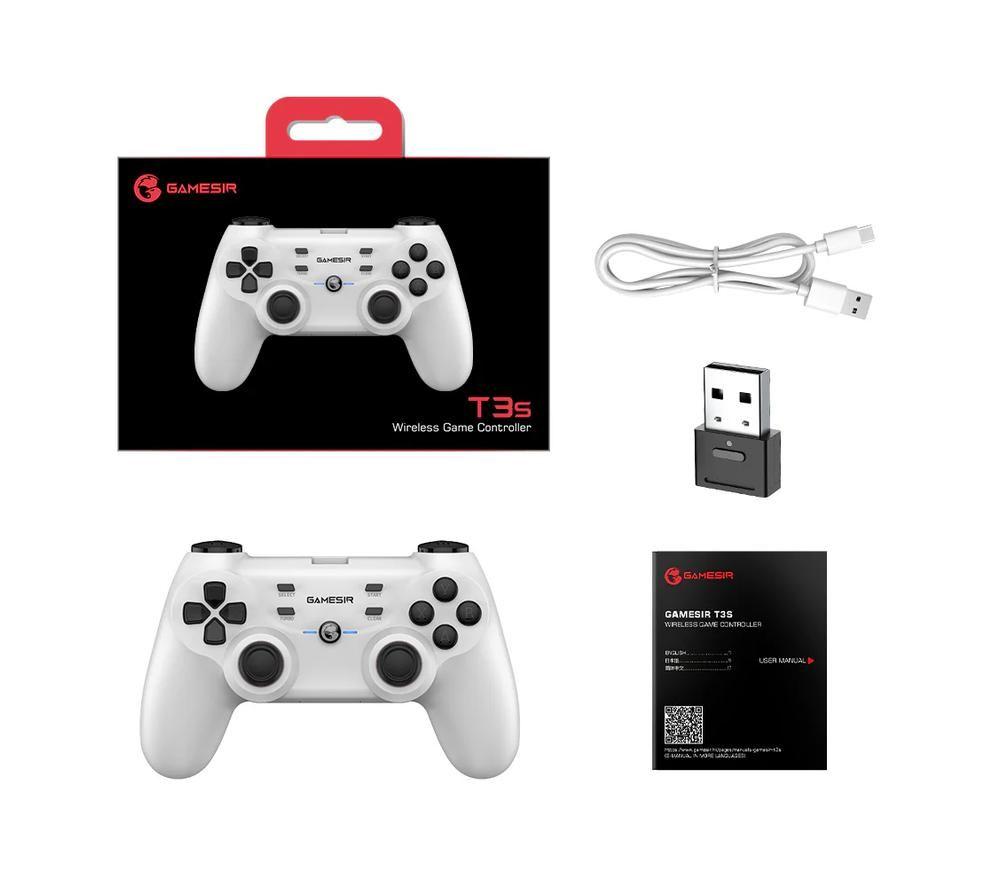 GAMESIR T3S Wireless Gaming Controller - White image number 7 of 7