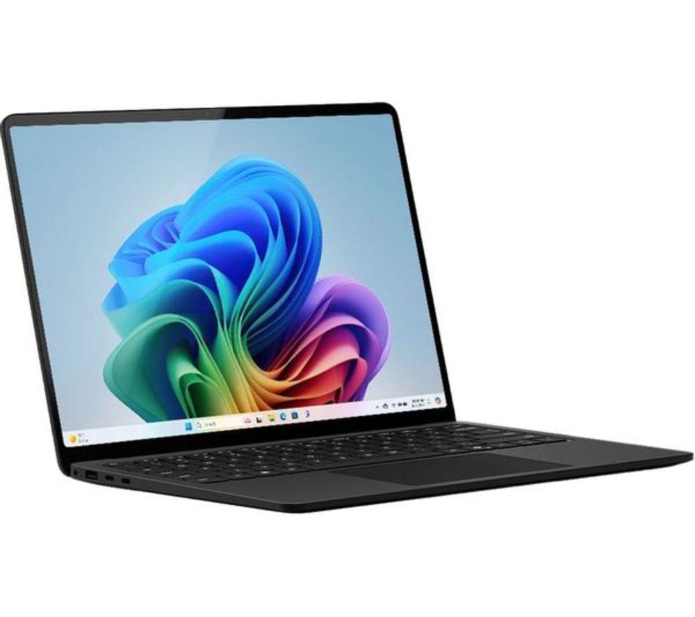 MICROSOFT 13.8" Refurbished Surface Laptop, Copilot+ PC - Snapdragon X Elite, 512 GB SSD, Black (Excellent Condition) image number 3 of 8
