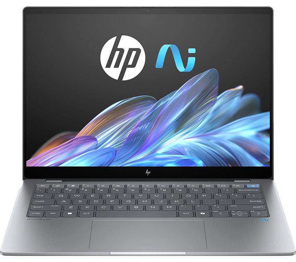 HP OmniBook X 14" Refurbished Laptop, Copilot+ PC - Snapdragon X Elite, 1 TB SSD, Silver (Excellent Condition) image number 16 of 19