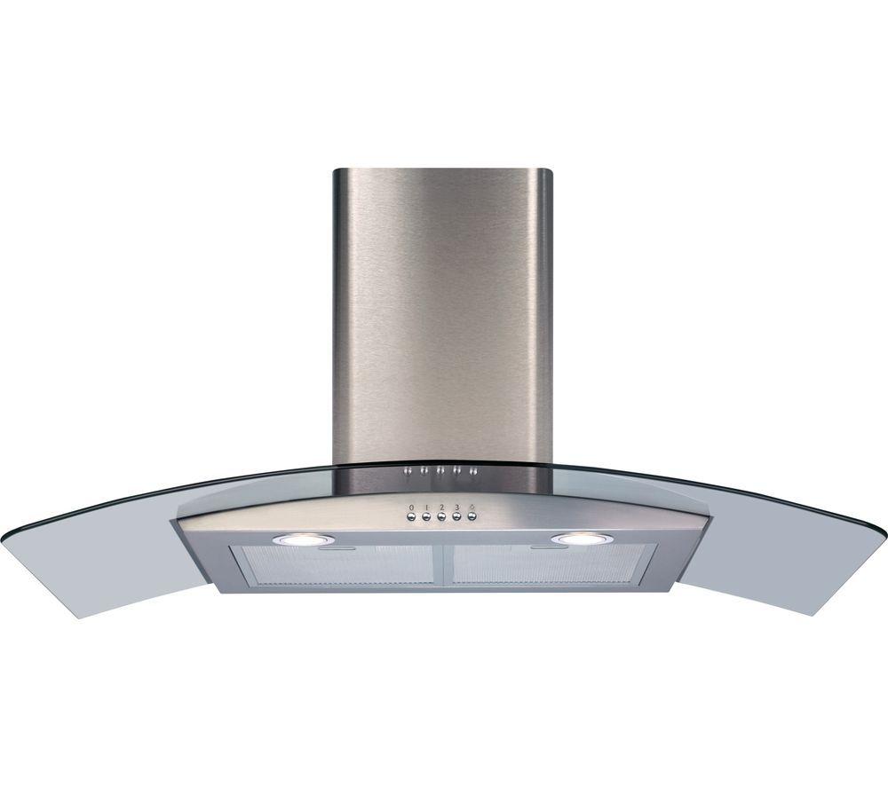 CDA ECP92SS Chimney Cooker Hood - Stainless Steel