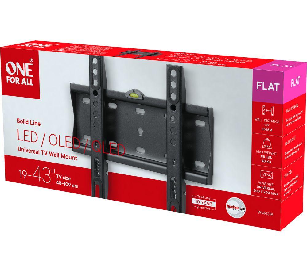 ONE FOR ALL WM4219 Fixed 19-43" TV Bracket image number 5 of 5