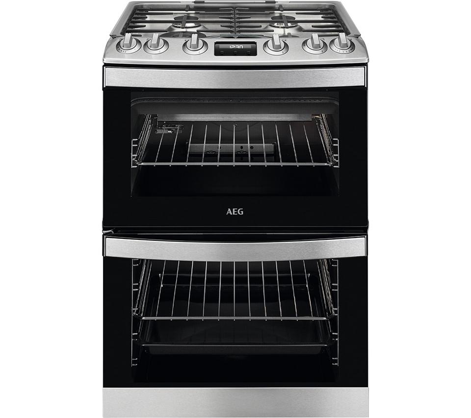 AEG CGB6131ACM 60 cm Gas Cooker - Stainless Steel