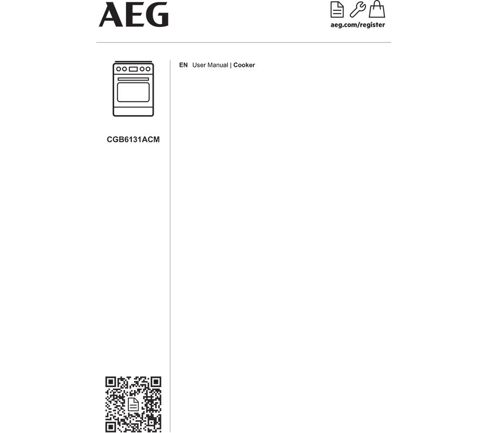 AEG CGB6131ACM 60 cm Gas Cooker - Stainless Steel image number 10 of 10
