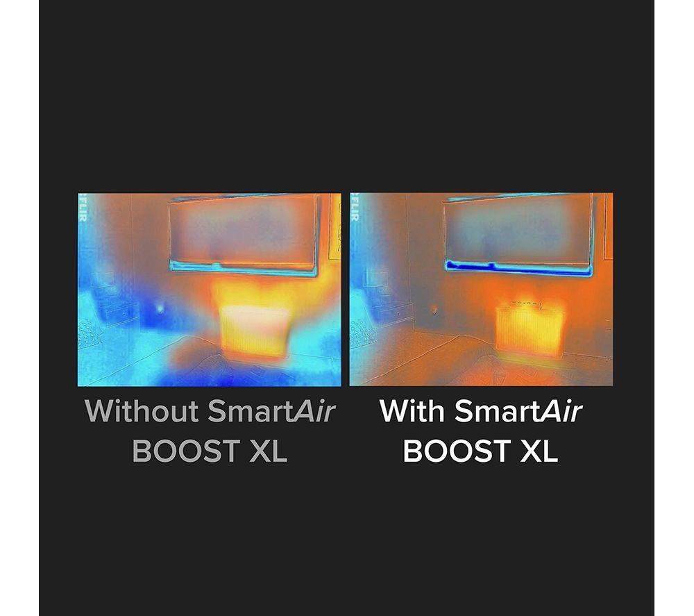 DREW&COLE SmartAir Boost XL Portable Fan Heater - White image number 6 of 6