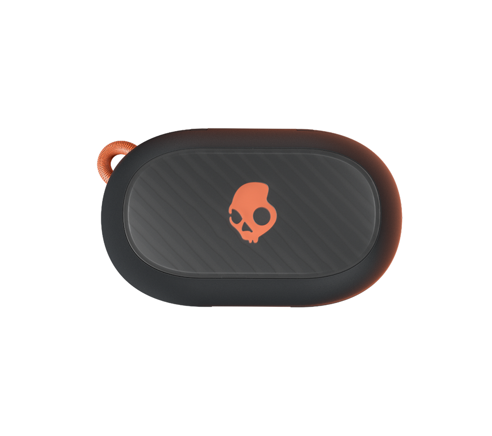 SKULLCANDY Sesh ANC Active Wireless Bluetooth Noise-Cancelling Earbuds - True Black & Orange image number 4 of 7