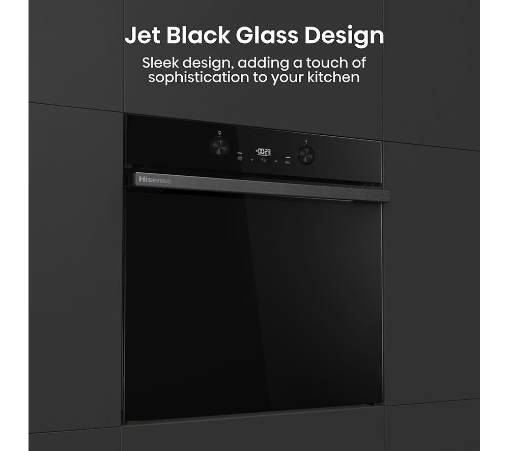 HISENSE Hi4 BlackLine BI64221PDBG Electric Pyrolytic Oven - Jet Black image number 3 of 15