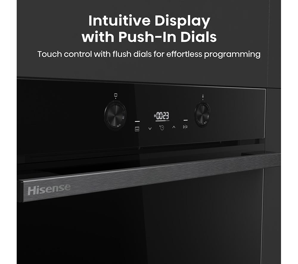 HISENSE Hi4 BlackLine BI64221PDBG Electric Pyrolytic Oven - Jet Black image number 9 of 15