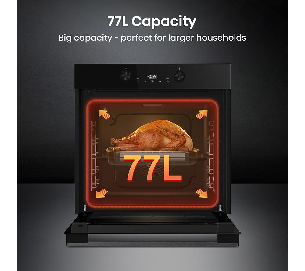 HISENSE Hi4 BlackLine BI64221PDBG Electric Pyrolytic Oven - Jet Black image number 15 of 15