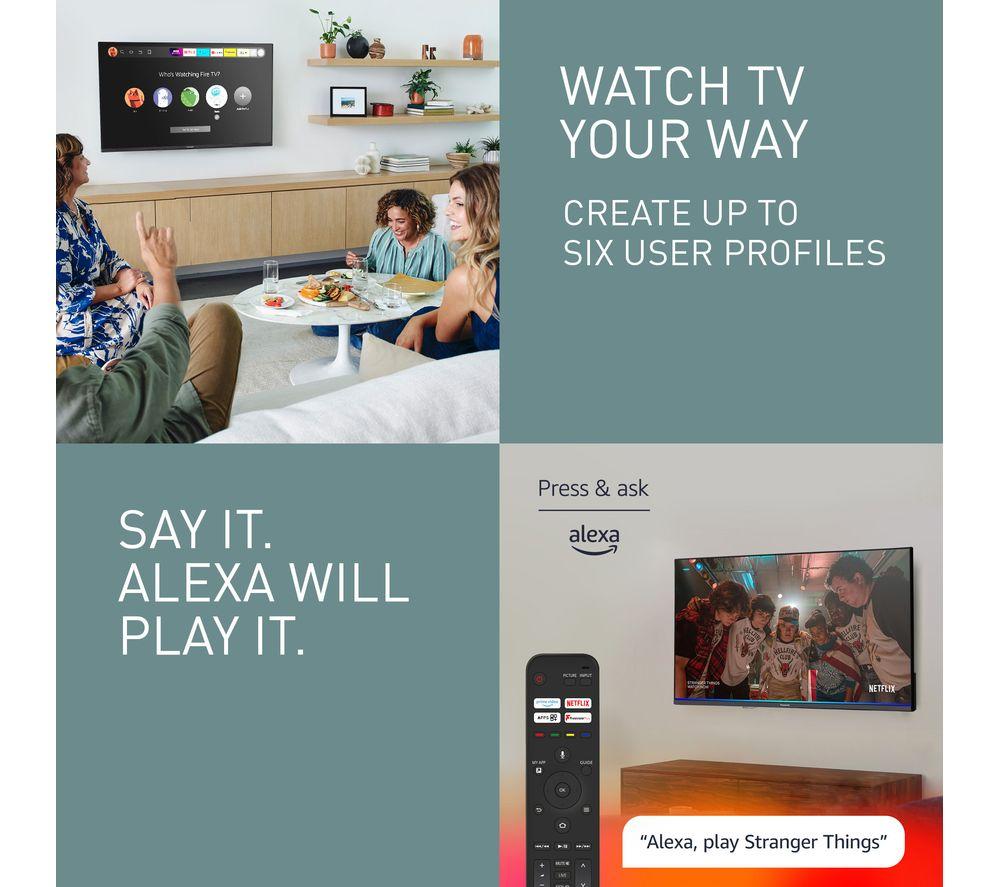 PANASONIC TV-40S55AEY 40" Smart Full HD HDR LCD TV with Amazon Alexa