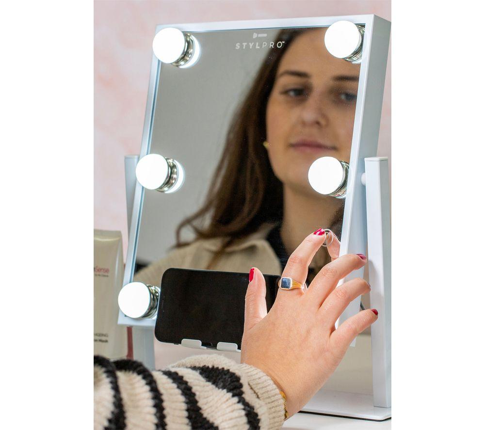 STYLPRO Glam & Groove Music Mirror - White image number 5 of 8