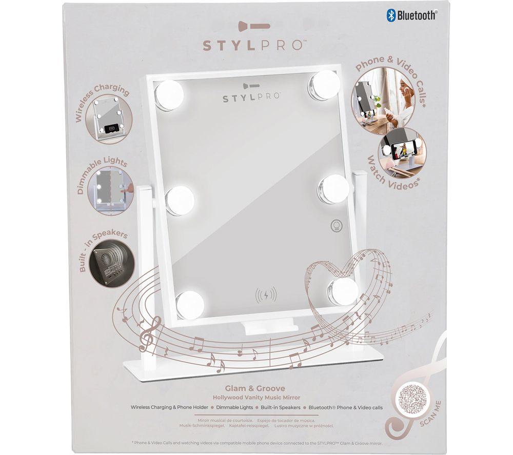 STYLPRO Glam & Groove Music Mirror - White image number 6 of 8