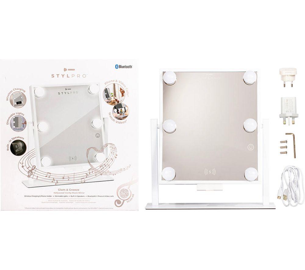 STYLPRO Glam & Groove Music Mirror - White image number 8 of 8