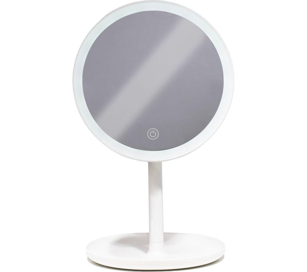 Stylpro Melody Bluetooth Make-Up Mirror - White, White
