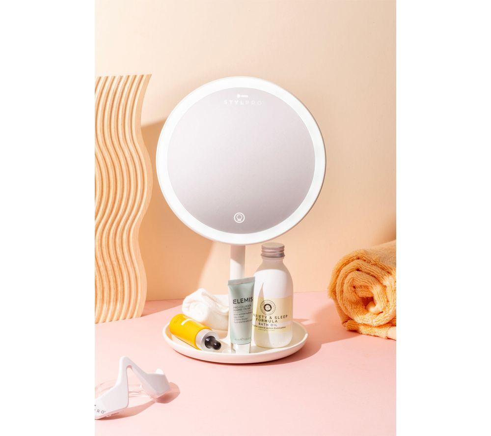 STYLPRO Melody Bluetooth Make-up Mirror - White image number 5 of 7
