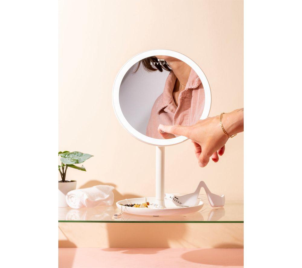 STYLPRO Melody Bluetooth Make-up Mirror - White image number 6 of 7
