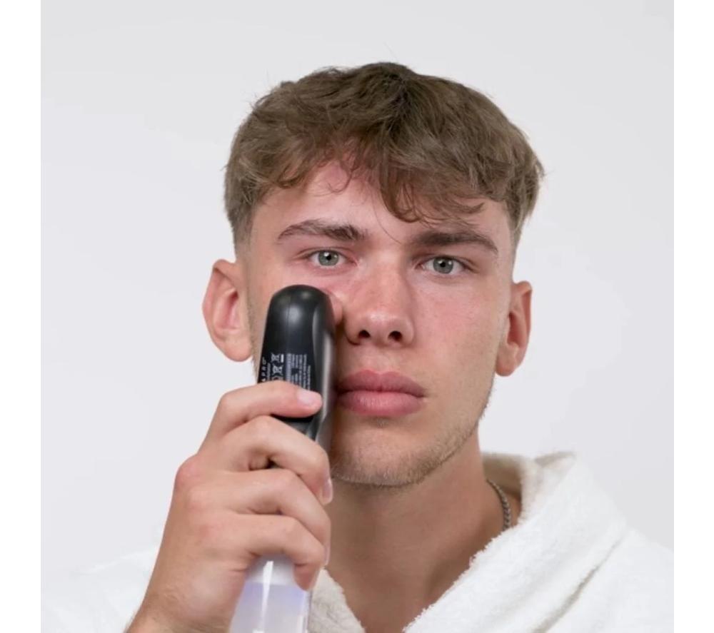 STYLPRO HE01A Facial Exfoliator - Black & Silver image number 2 of 13