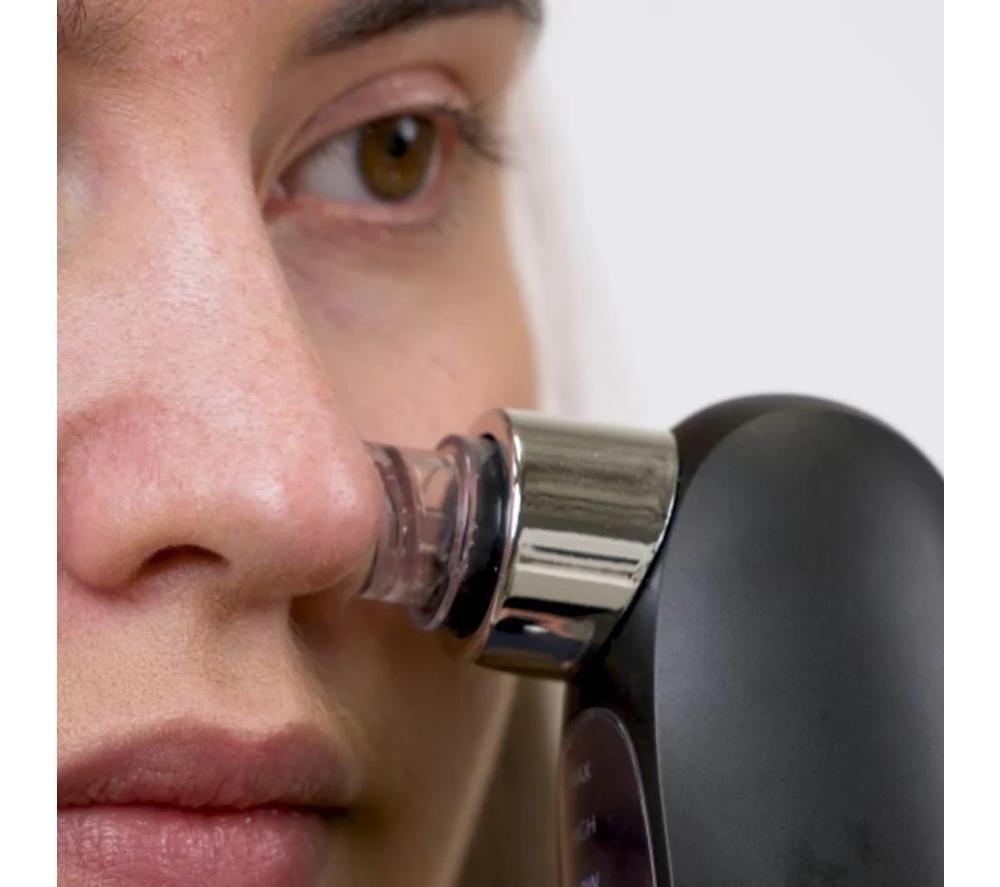 STYLPRO HE01A Facial Exfoliator - Black & Silver image number 5 of 13