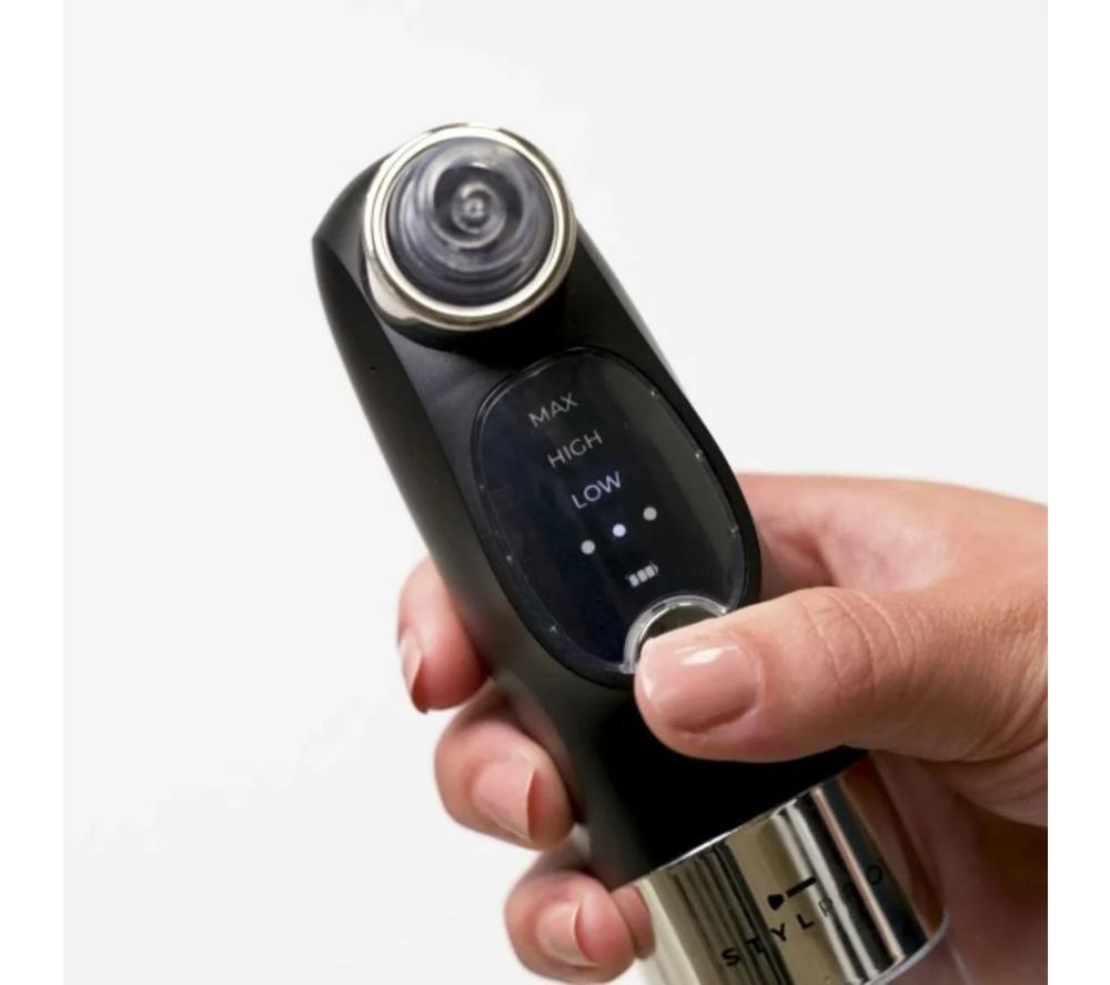 STYLPRO HE01A Facial Exfoliator - Black & Silver image number 7 of 13