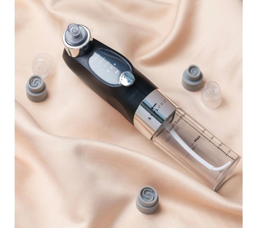 STYLPRO HE01A Facial Exfoliator - Black & Silver image number 9 of 13