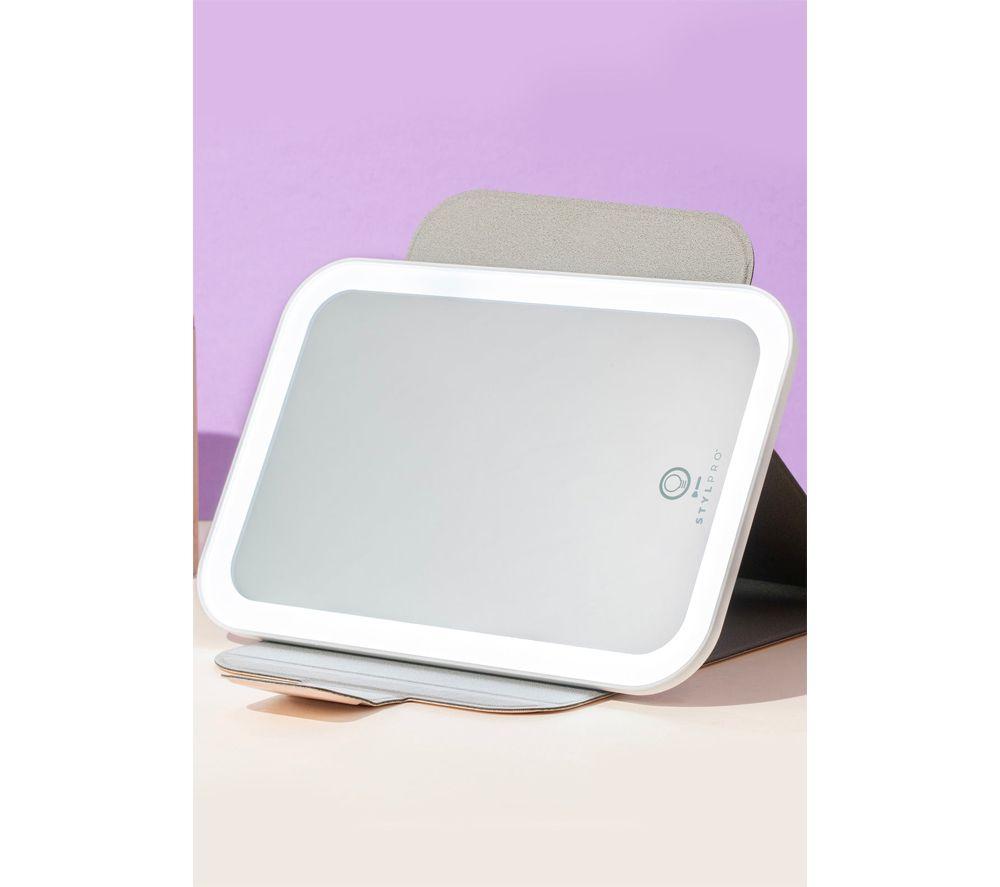 STYLPRO On Tour Petite LED Travel mirror - Pink image number 4 of 6