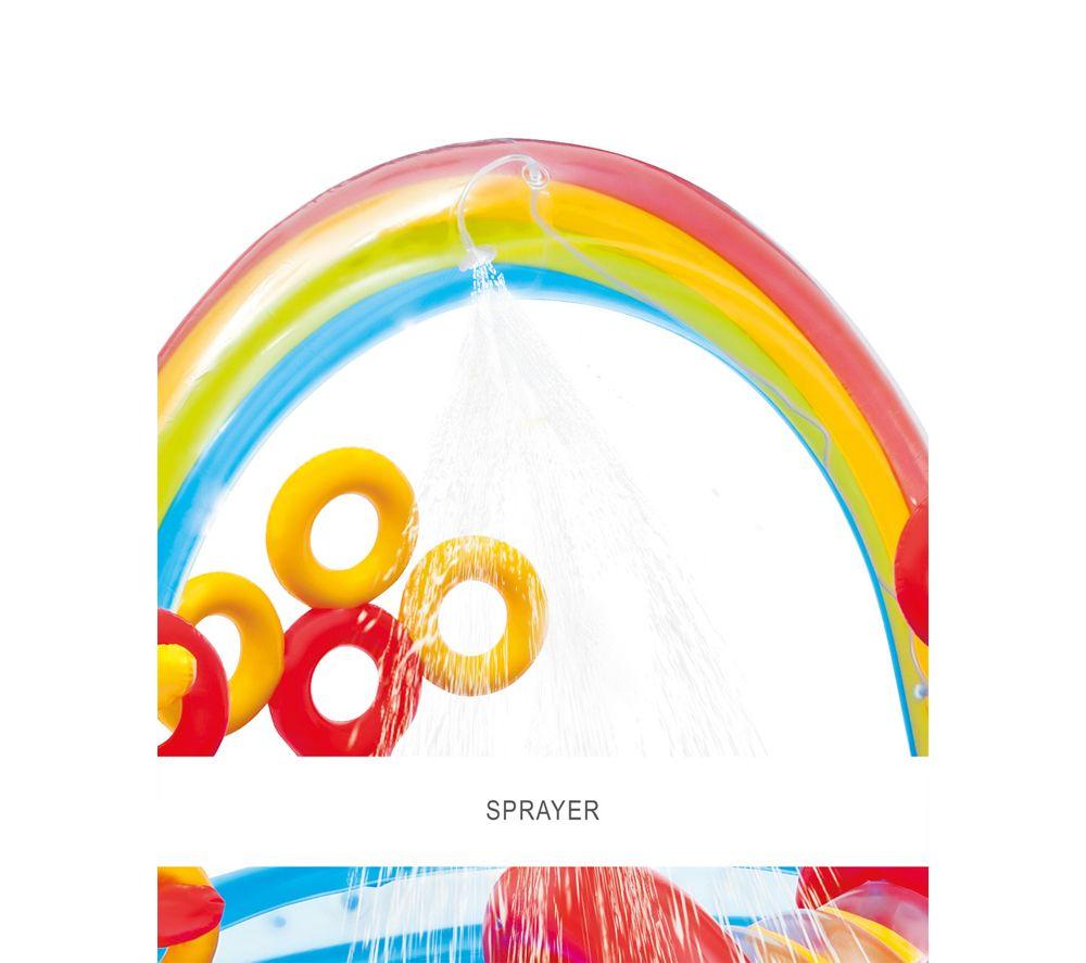 INTEX Rainbow Ring Inflatable Play Center with Slide image number 4 of 8
