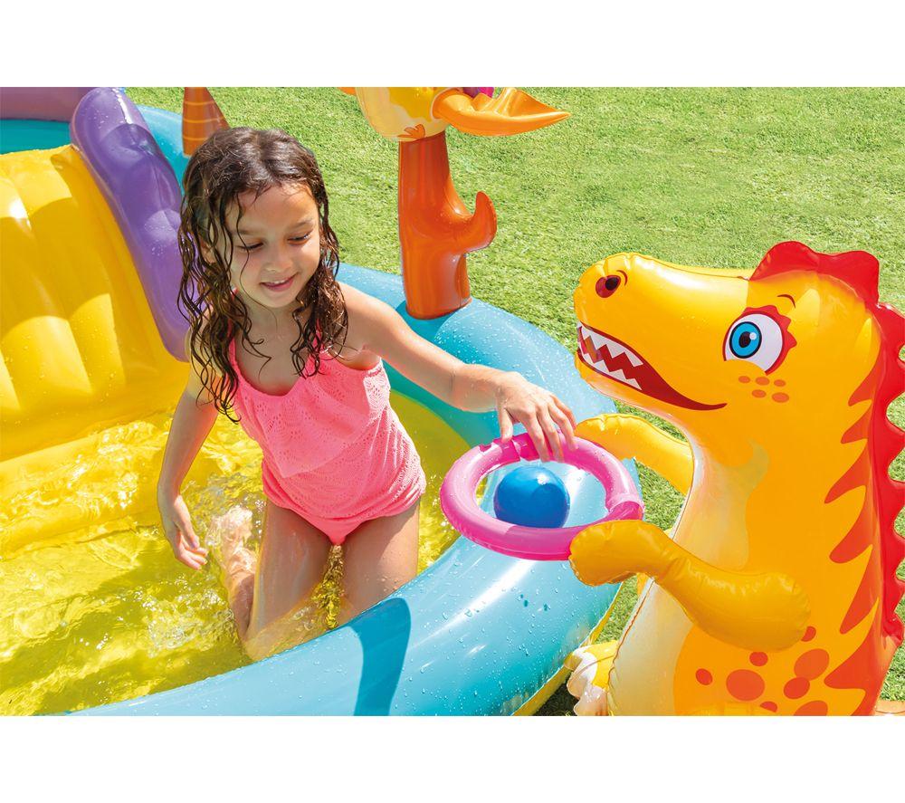 INTEX Dinoland Inflatable Play Center with Slide image number 3 of 7