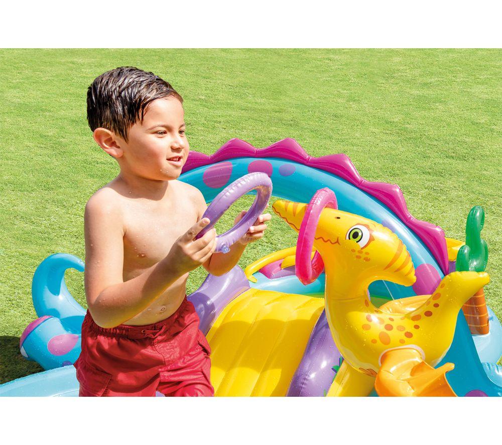 INTEX Dinoland Inflatable Play Center with Slide image number 4 of 7