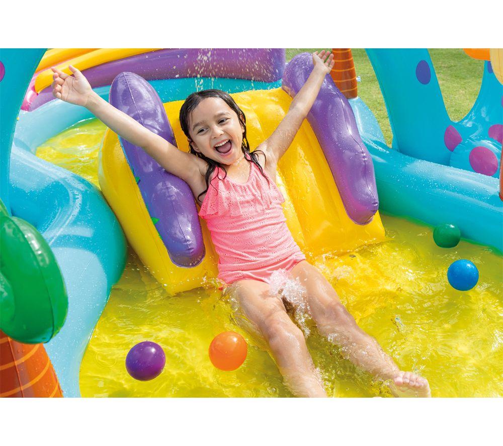 INTEX Dinoland Inflatable Play Center with Slide image number 5 of 7