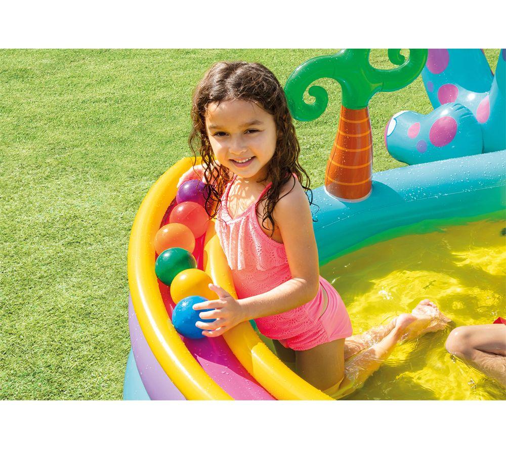 INTEX Dinoland Inflatable Play Center with Slide image number 6 of 7