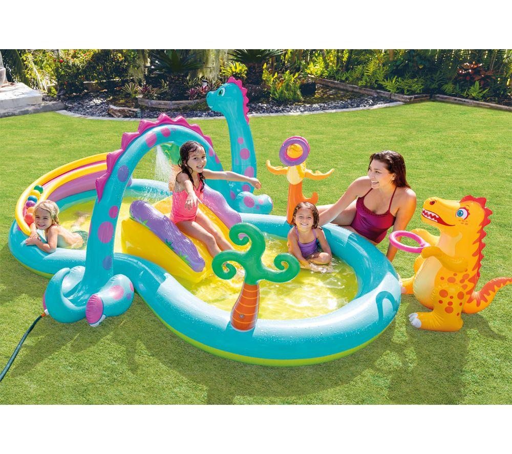 INTEX Dinoland Inflatable Play Center with Slide image number 7 of 7